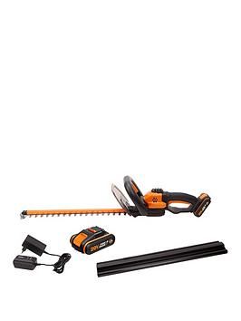 Product photograph of Worx Wg261e 1 20v Cordless Hedgetrimmer from very.co.uk