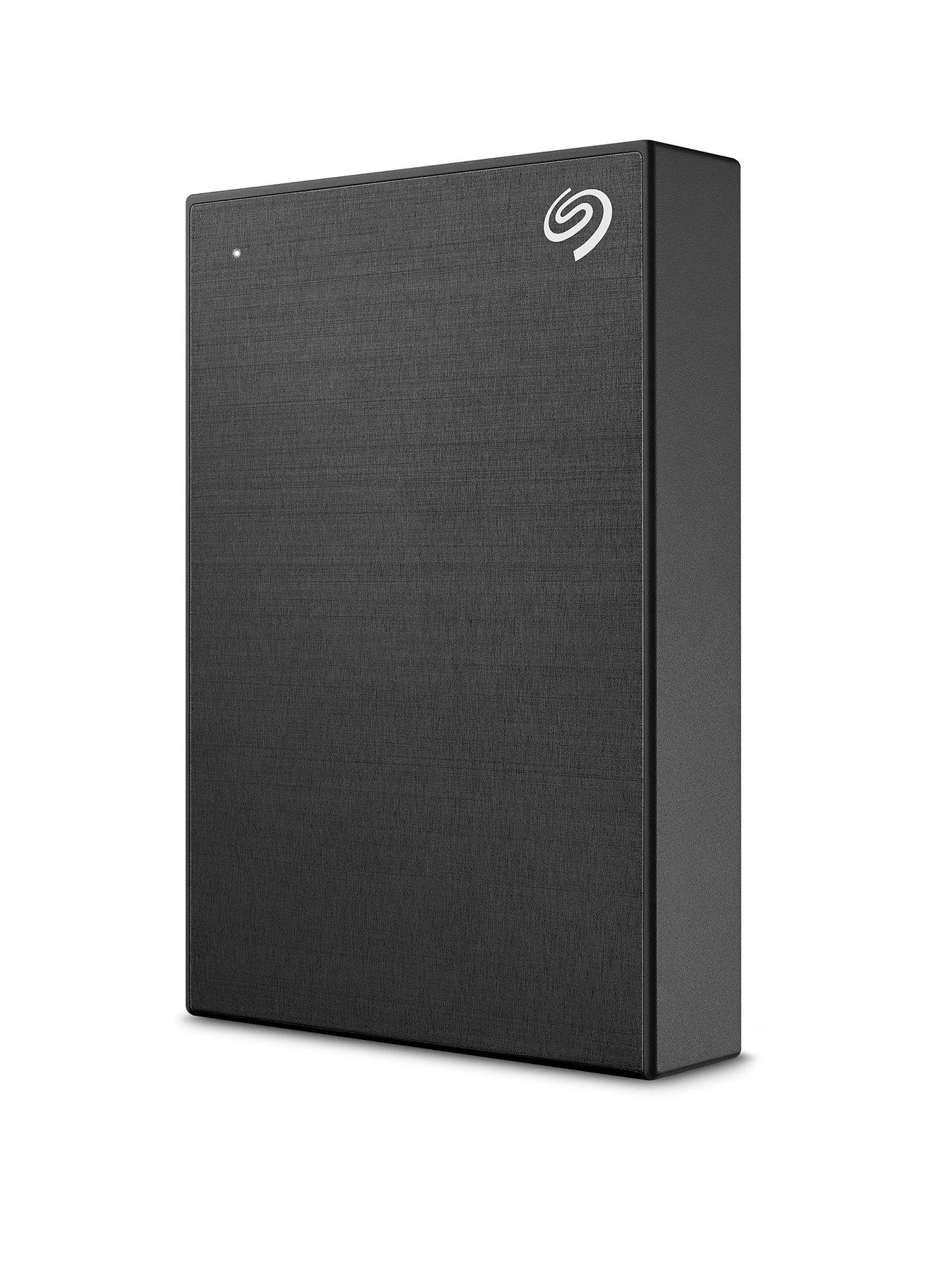 SEAGATE One Touch Portable Hard Drive - 5 TB, Black, Black