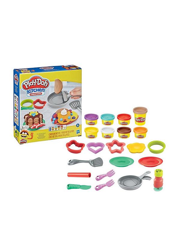 Image 3 of 4 of Play-Doh Kitchen Creations Flip 'n Pancakes Playset