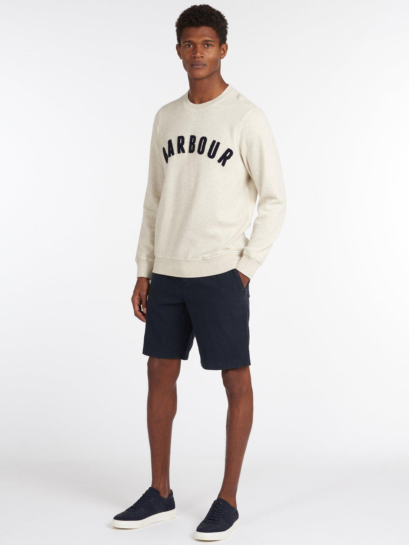 Barbour prep logo hot sale crew neck sweatshirt