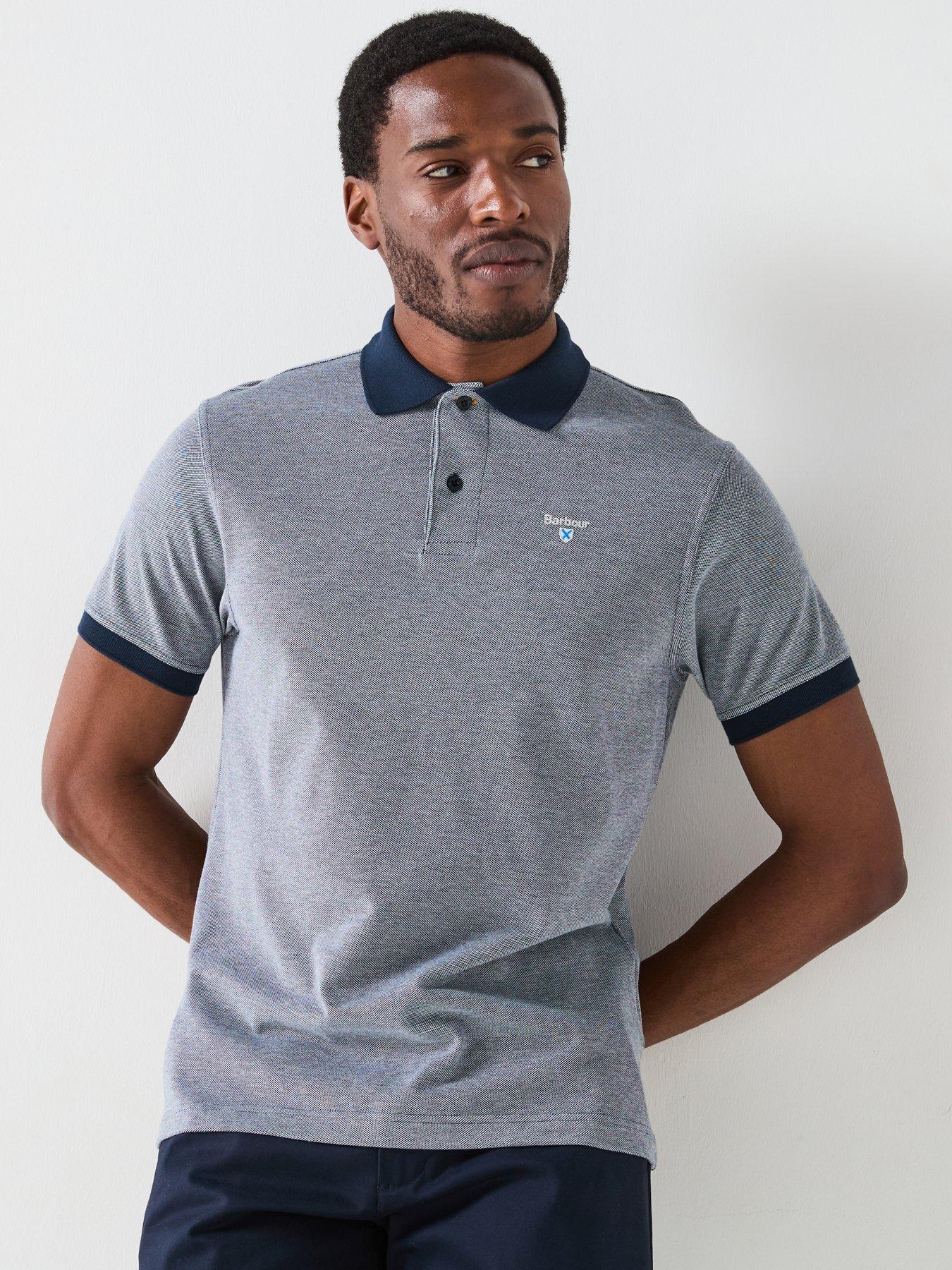 Barbour Sports Mix Polo Shirt, Midnight, Size M, Men