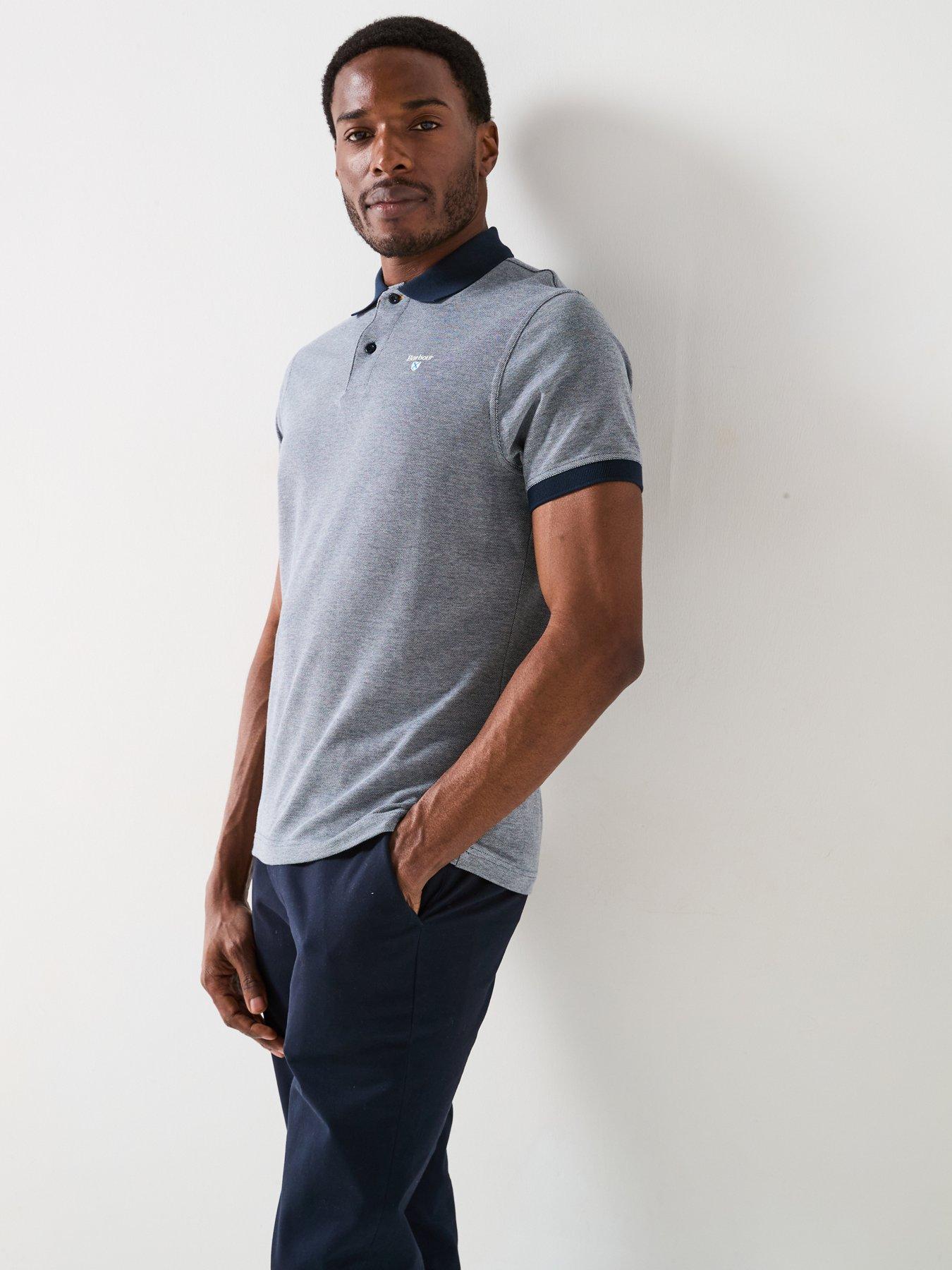 Image 5 of 6 of Barbour Sports Mix Polo Shirt - Blue