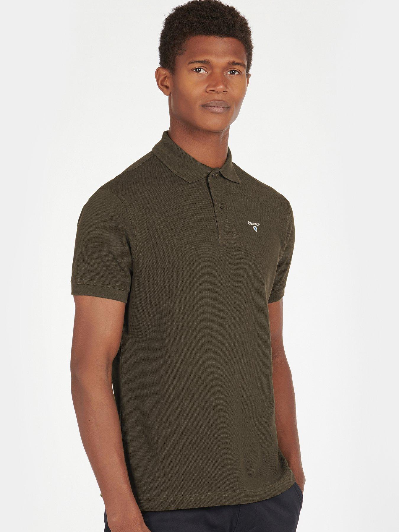 Barbour best sale polo olive