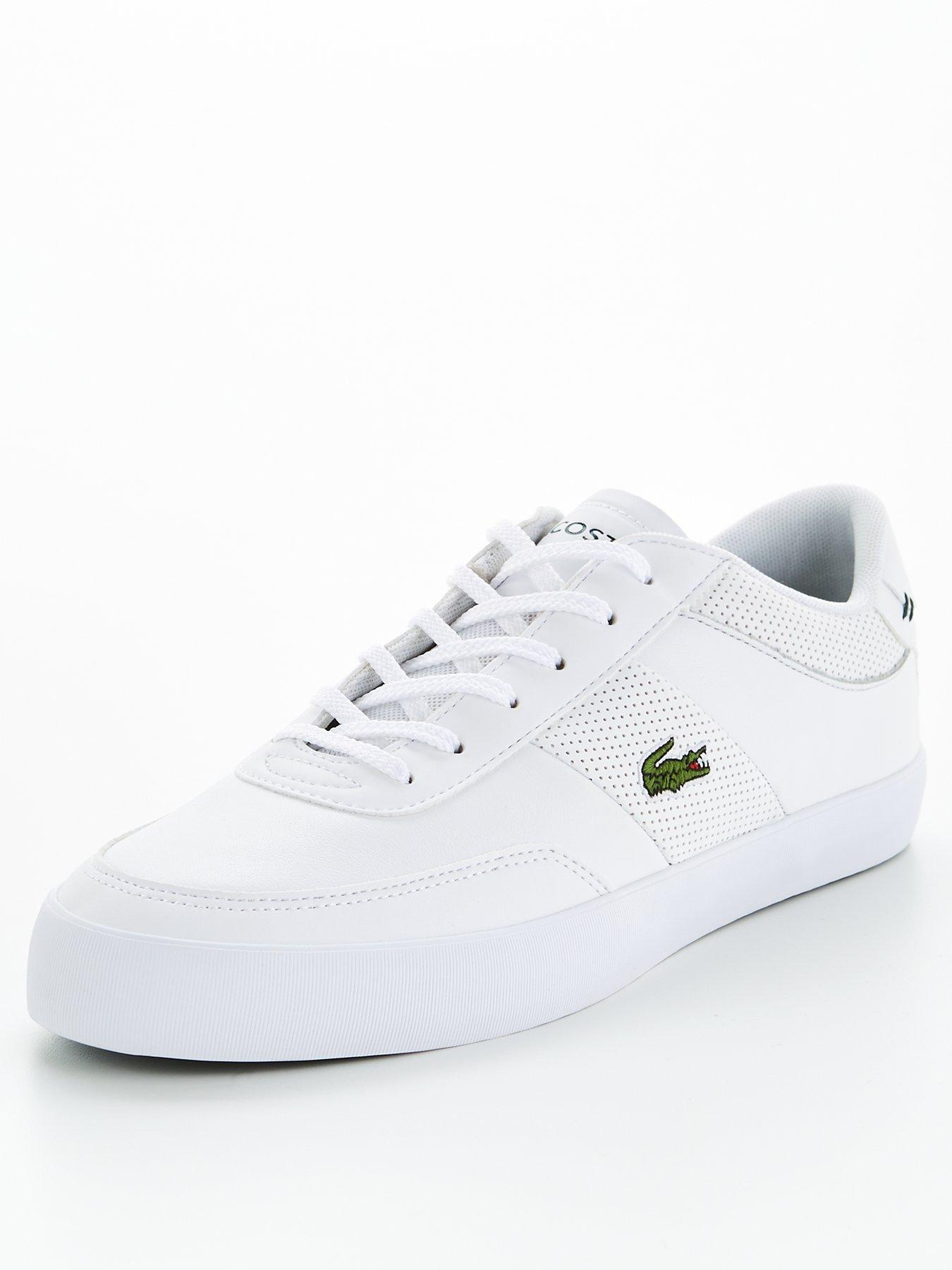 mens black lacoste trainers