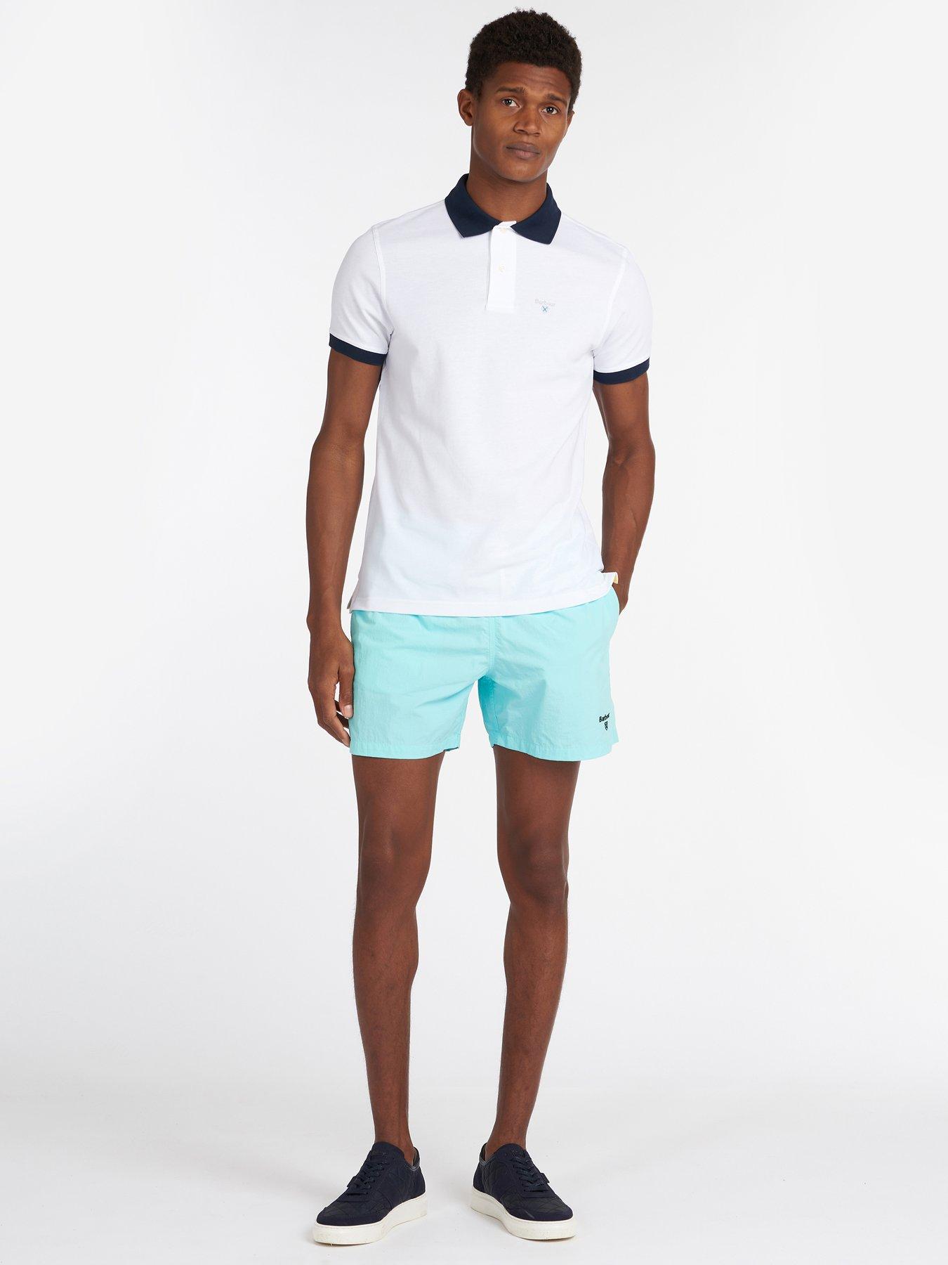 Barbour Lynton Contrast Tailored Fit Polo Shirt White Very