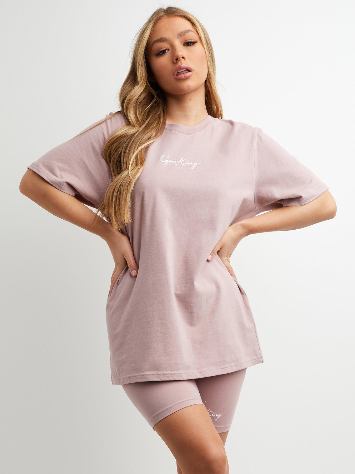 pink gym king tracksuit
