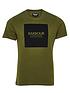 image of barbour-international-block-logo-t-shirt-vintage-greennbsp