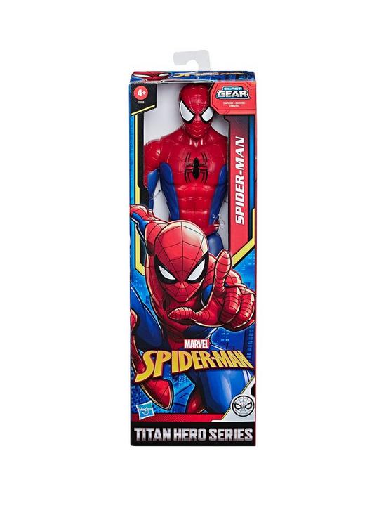 stillFront image of marvel-spider-man-titan-hero-series-spider-man-30-cm-scale-super-hero-action-figure-toy-with-titan-hero-fx-port