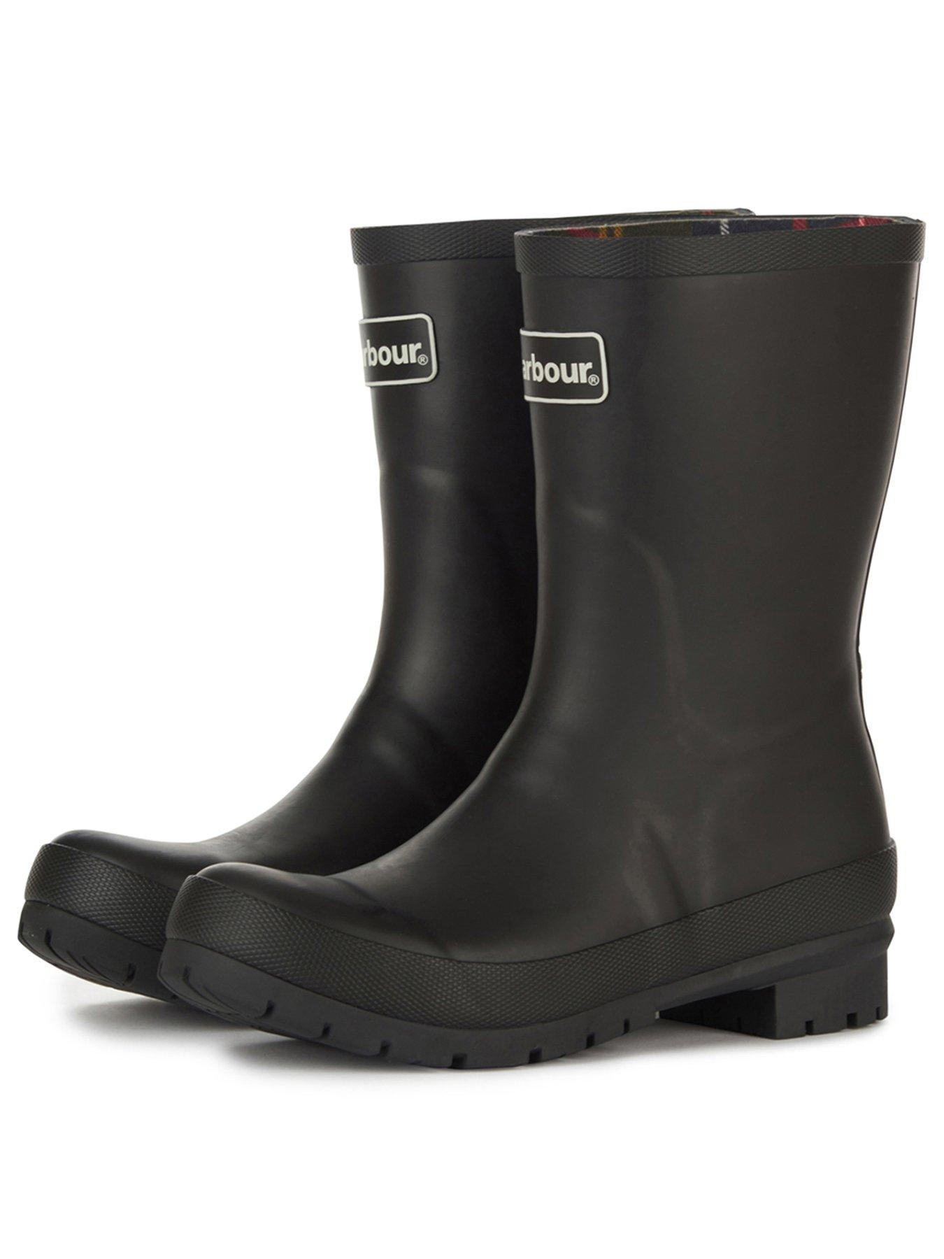 Barbour Banbury Mid Length Wellington Boot - Black