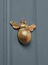  image of cox-cox-bumble-bee-door-knocker-solid-brass
