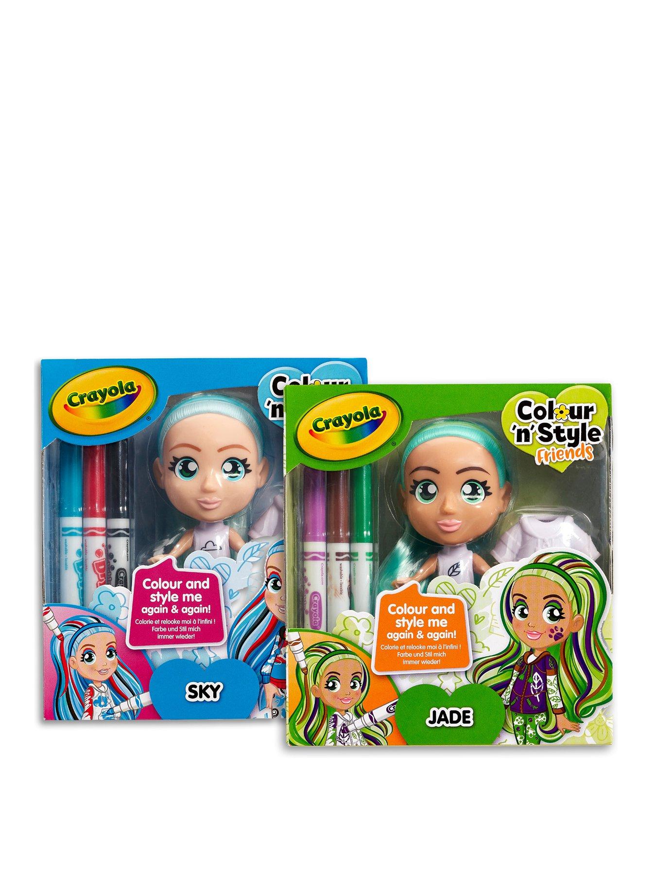 My Fuzzy Friend Crayola Color N Style Friends Rose Deluxe Coloring ...