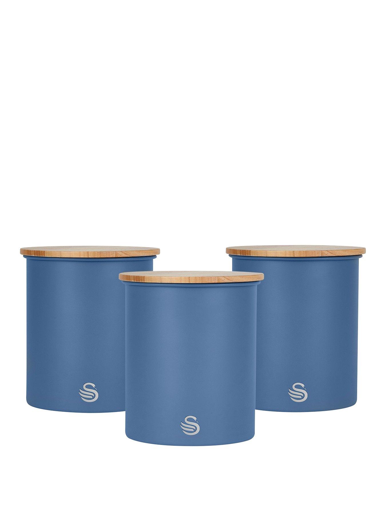 Product photograph of Swan Nordic Set Of 3 Canisters from very.co.uk
