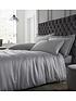  image of catherine-lansfield-silky-soft-satin-duvet-cover-set-silver-grey