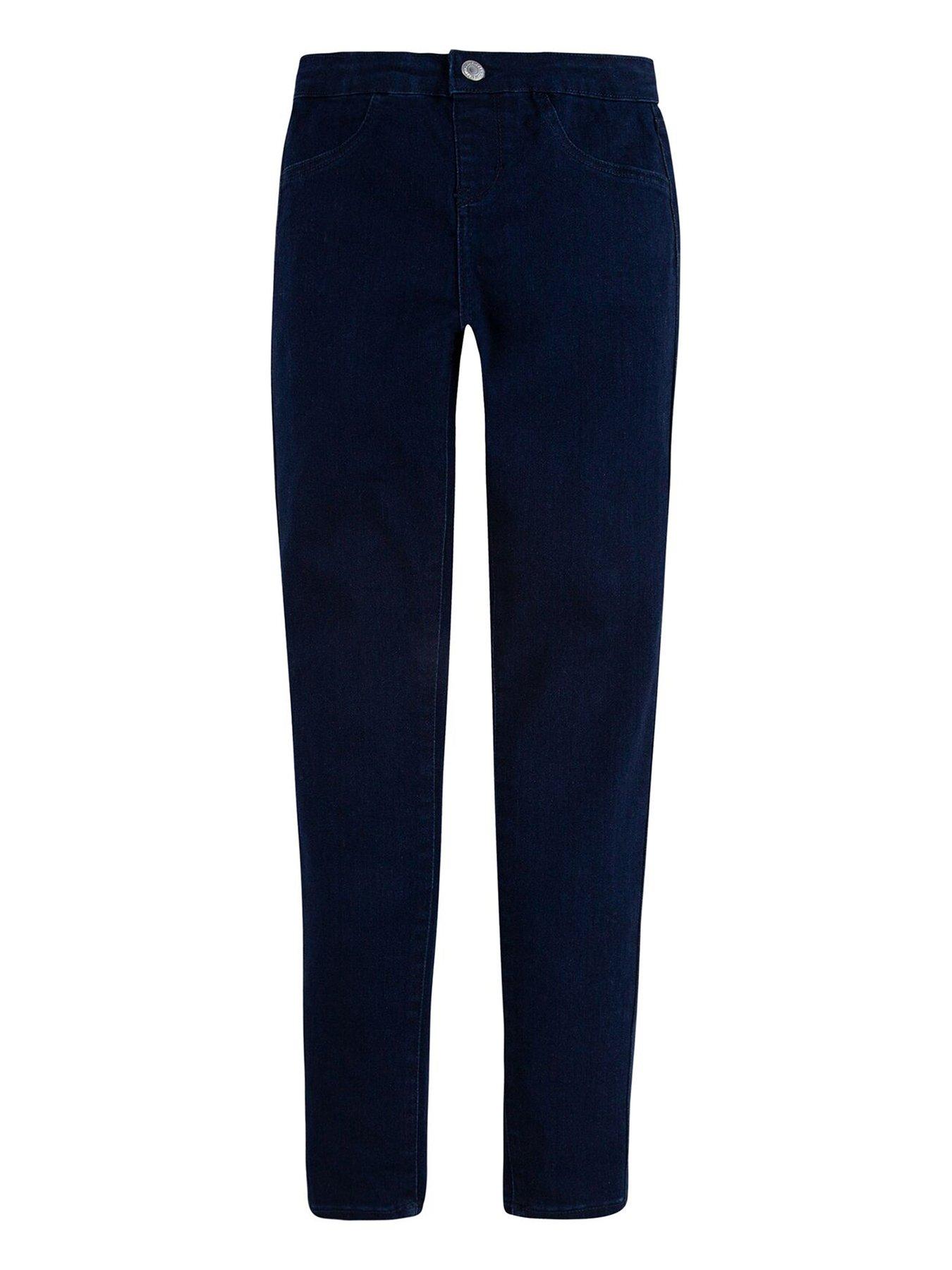 undefined Girls Pull On Denim Jegging - Dark Wash