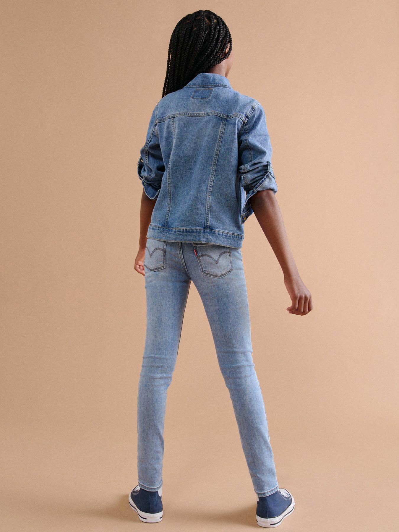 Image 2 of 4 of Levi's Girls 710&trade; Super Skinny Jean - Light Wash