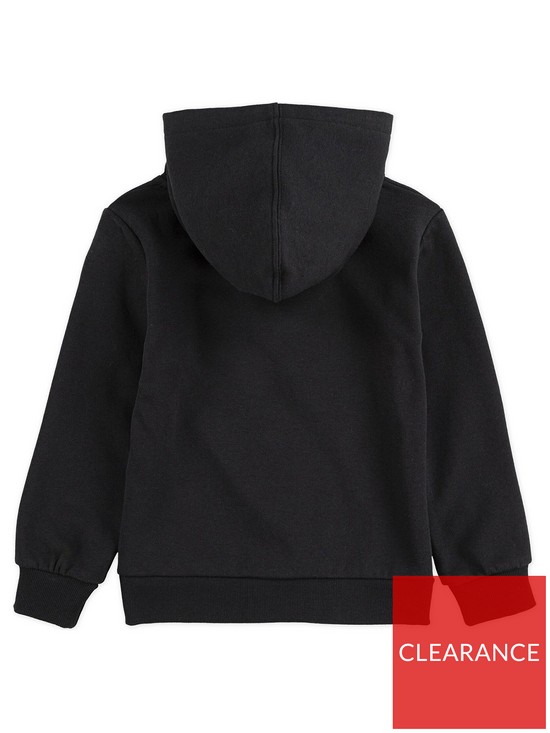 back image of levis-boys-classic-batwing-hoodie-black