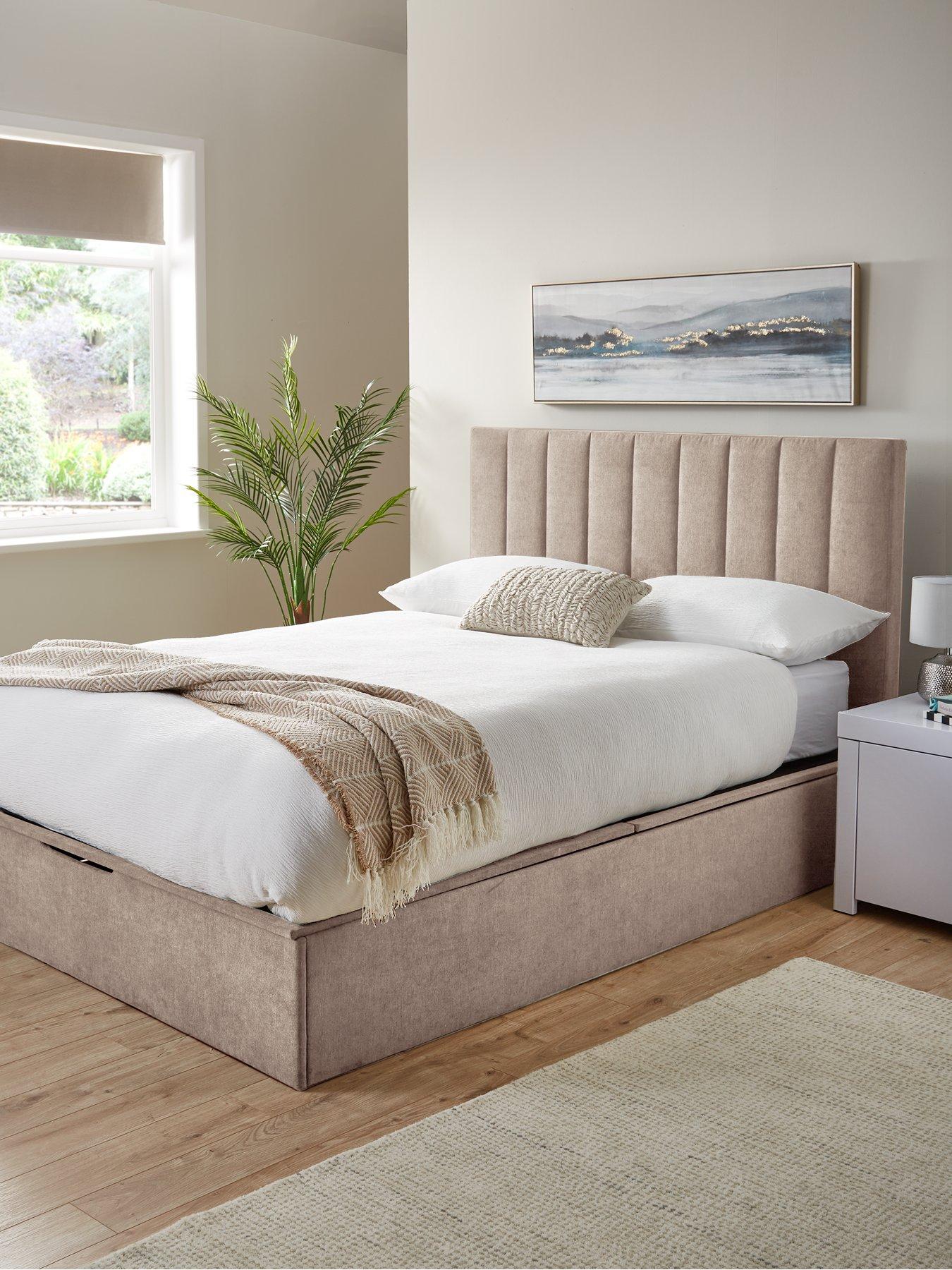 undefined Nova End Lift Storage Ottoman Up Bed with Mattress Options (Buy  &  SAVE!)