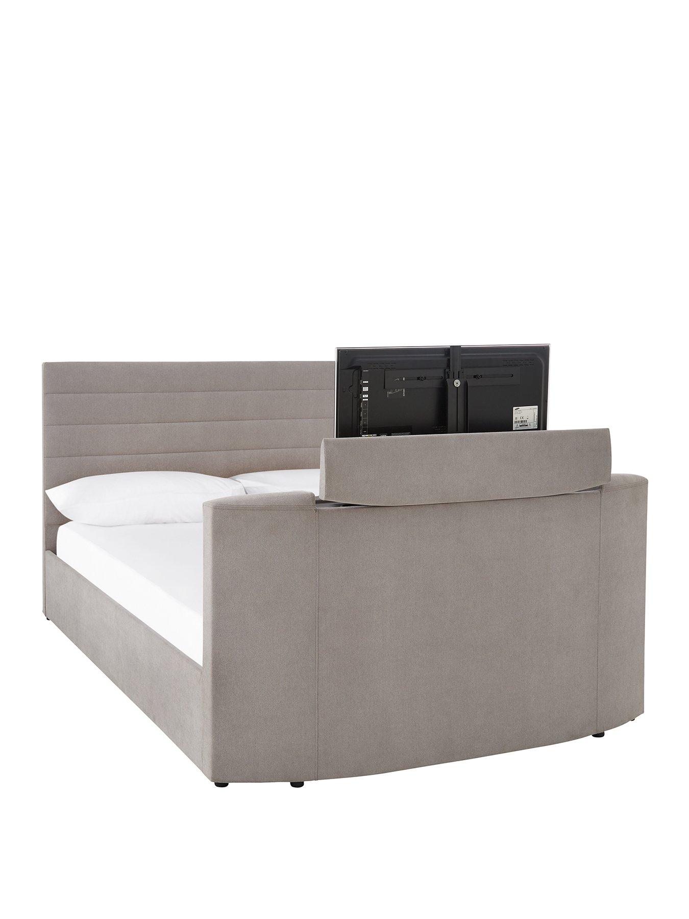 Image 2 of 6 of Very Home Kingsley Fabric&nbsp;TV Bed Frame - fits up to 32 inch TV
