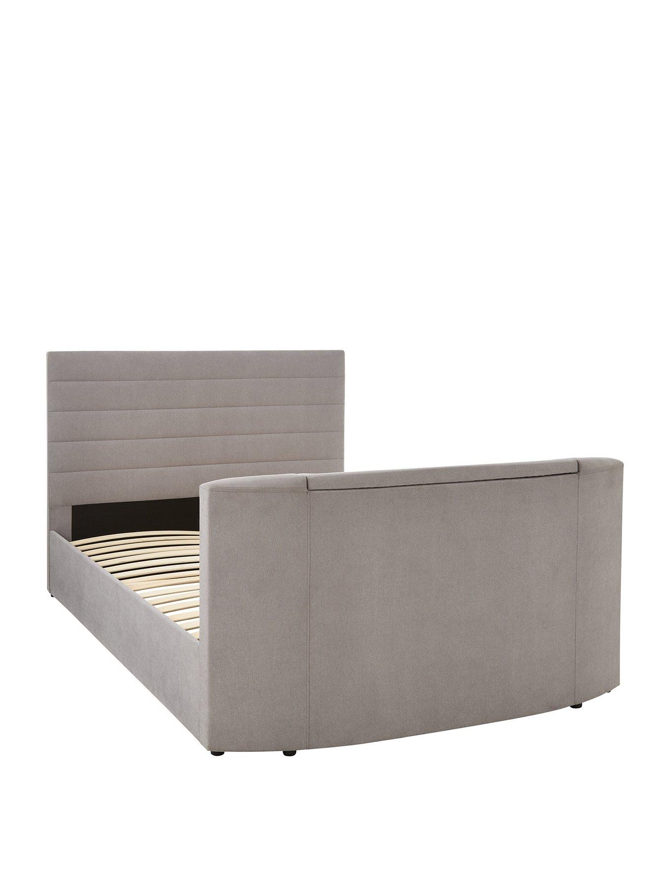 Image 3 of 6 of Very Home Kingsley Fabric&nbsp;TV Bed Frame - fits up to 32 inch TV