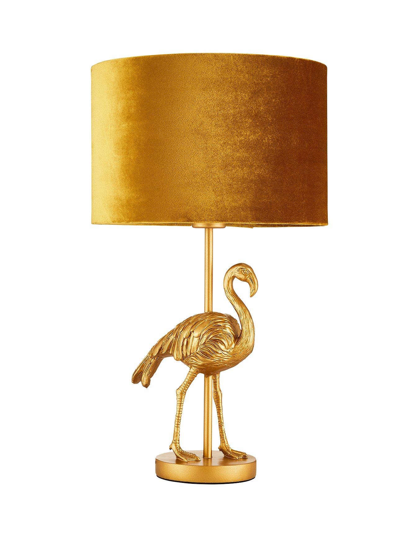 Gold flamingo outlet table lamp