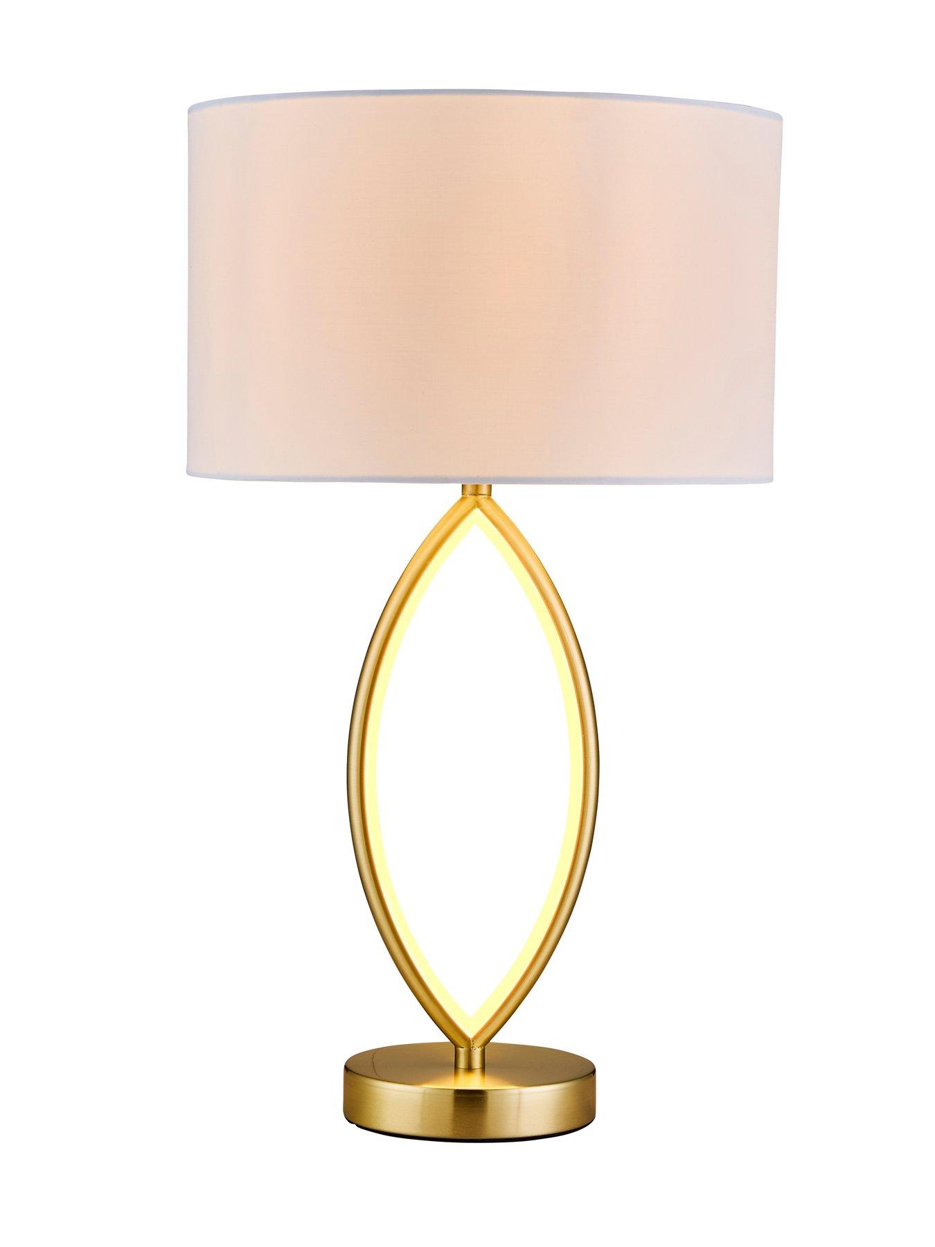 Trent LED Table Lamp with Shade | very.co.uk