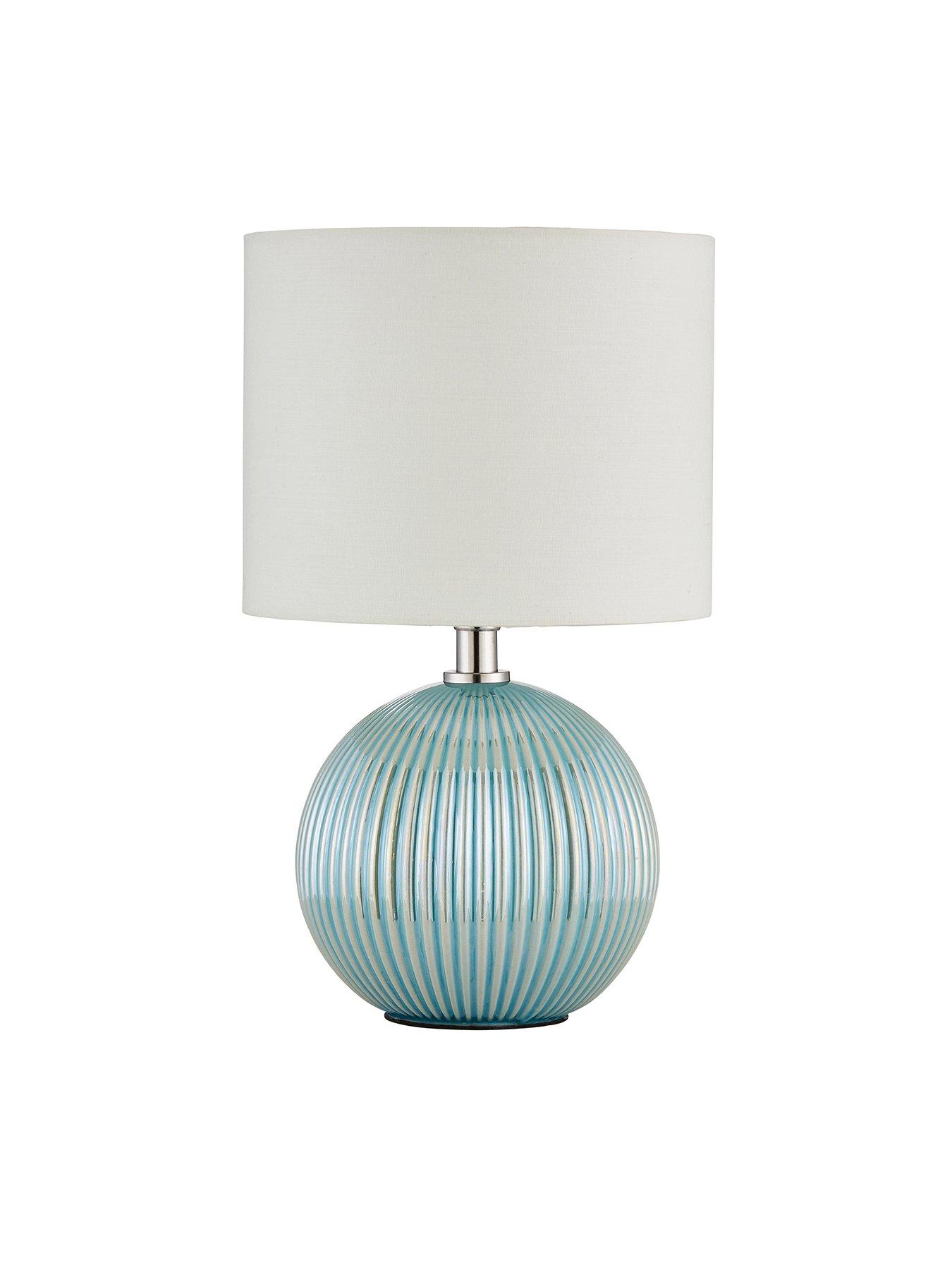 Image 1 of 3 of The Very Collection Tay Iridescent Glaze Table Lamp