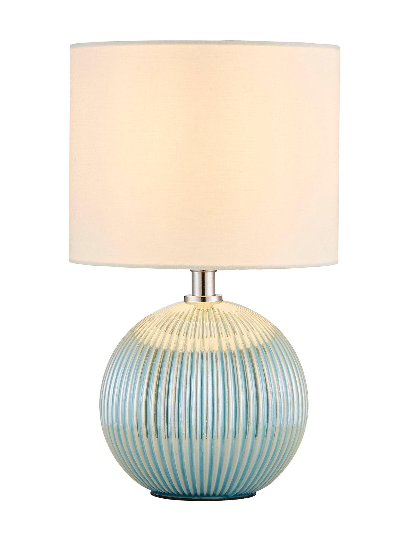 Image 2 of 3 of The Very Collection Tay Iridescent Glaze Table Lamp