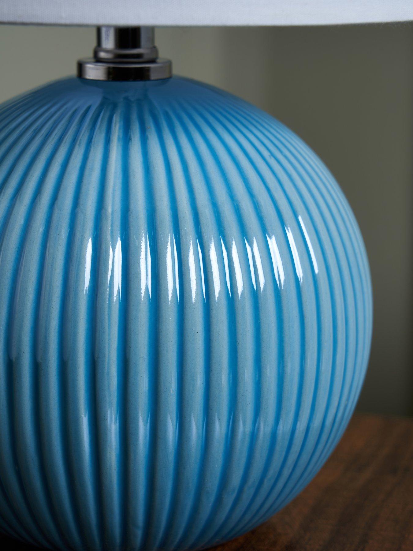 Image 3 of 3 of The Very Collection Tay Iridescent Glaze Table Lamp