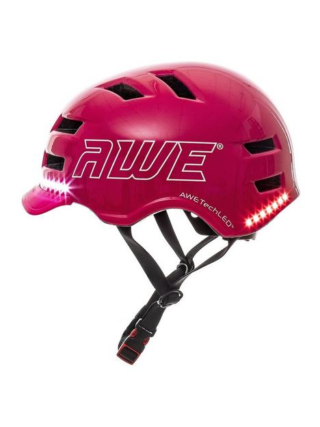 awe-e-bikescooterbicycle-junioradult-helmet-55-58cm-pink-ce
