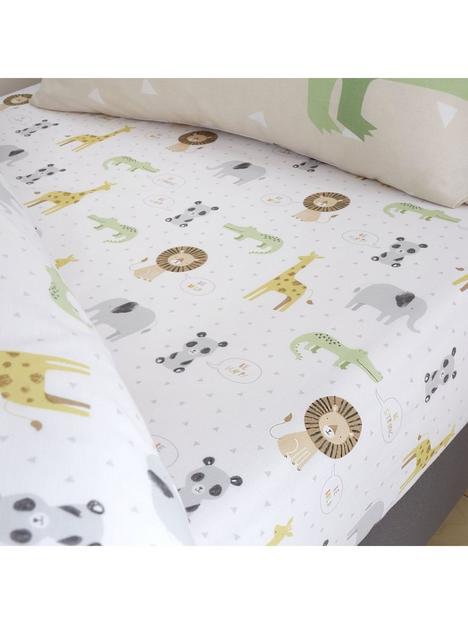 catherine-lansfield-roarsome-animalsnbspfitted-sheet-toddler