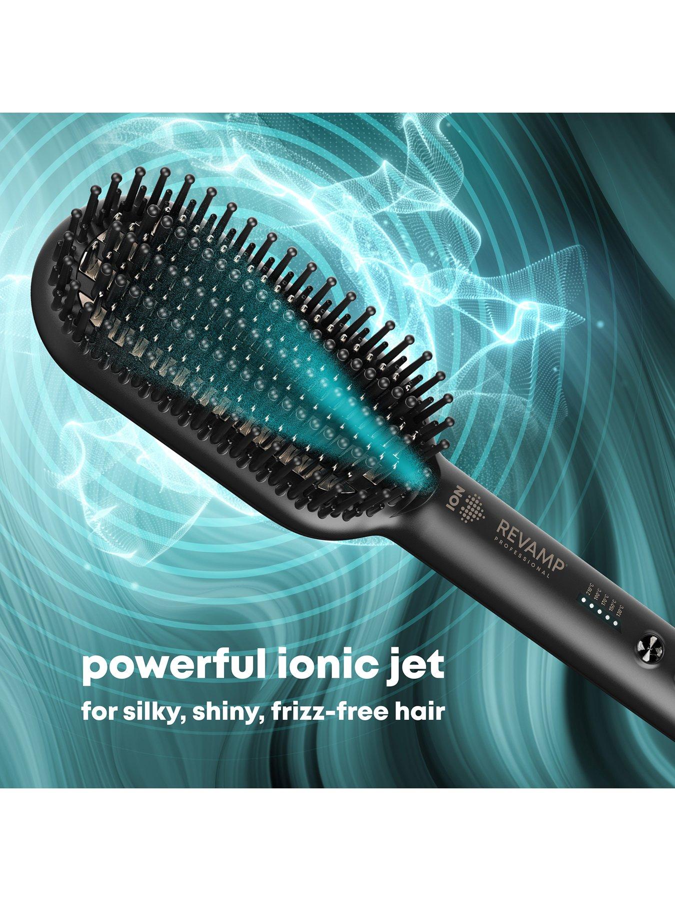 Image 3 of 8 of Revamp Deepform Ceramic Straightening Hot Brush