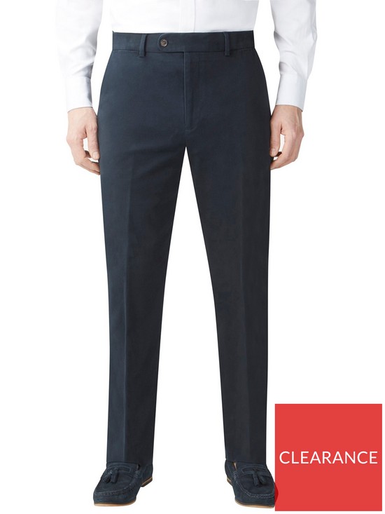 front image of skopes-antibes-tapered-fit-trousers-navy
