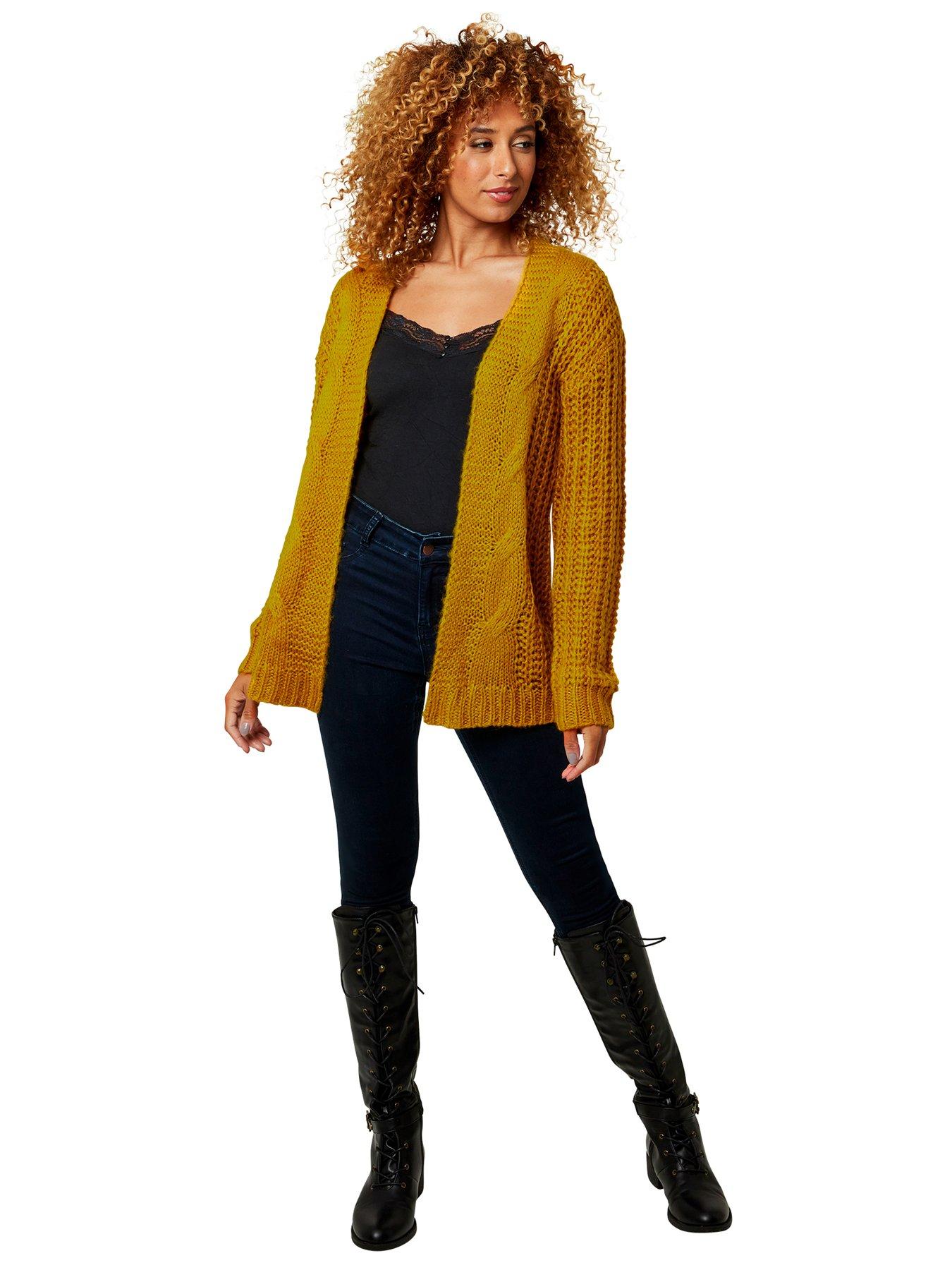joe browns lemon cardigan