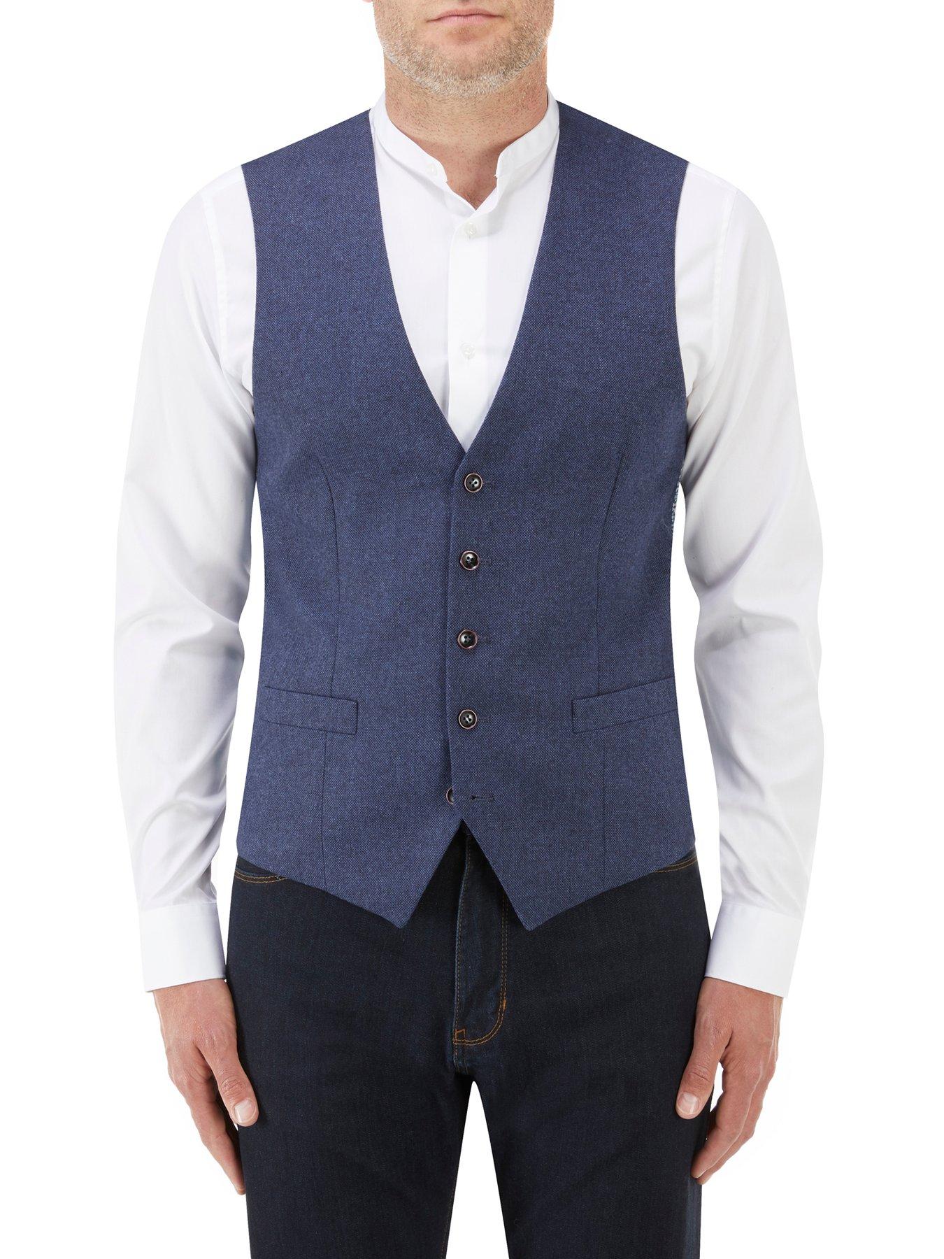 Suits & Blazers Chadwick Standard V Waistcoat - Blue