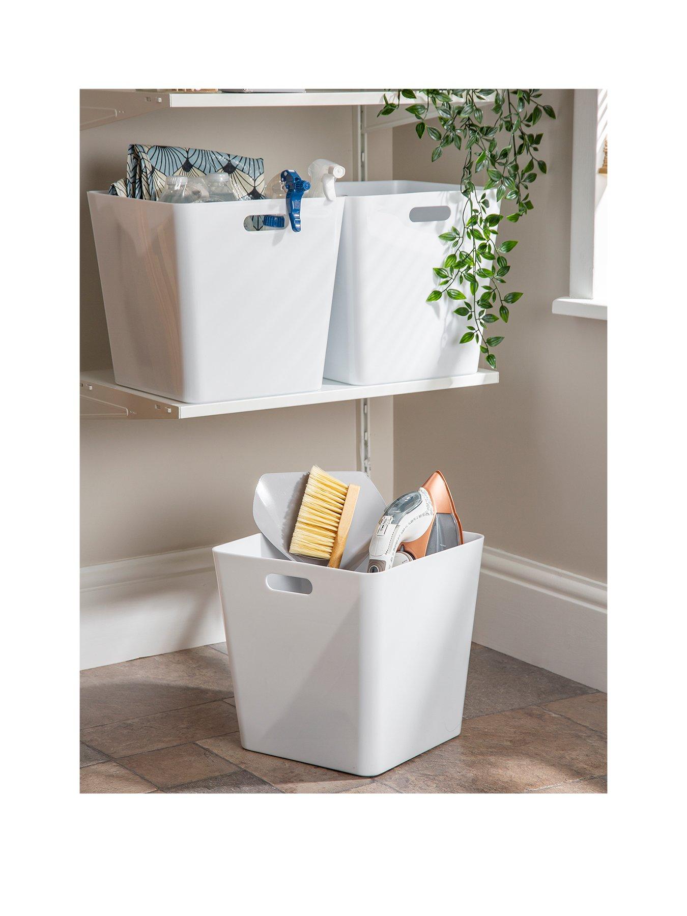 Product photograph of Wham Set 3 Studio Cube Baskets from very.co.uk