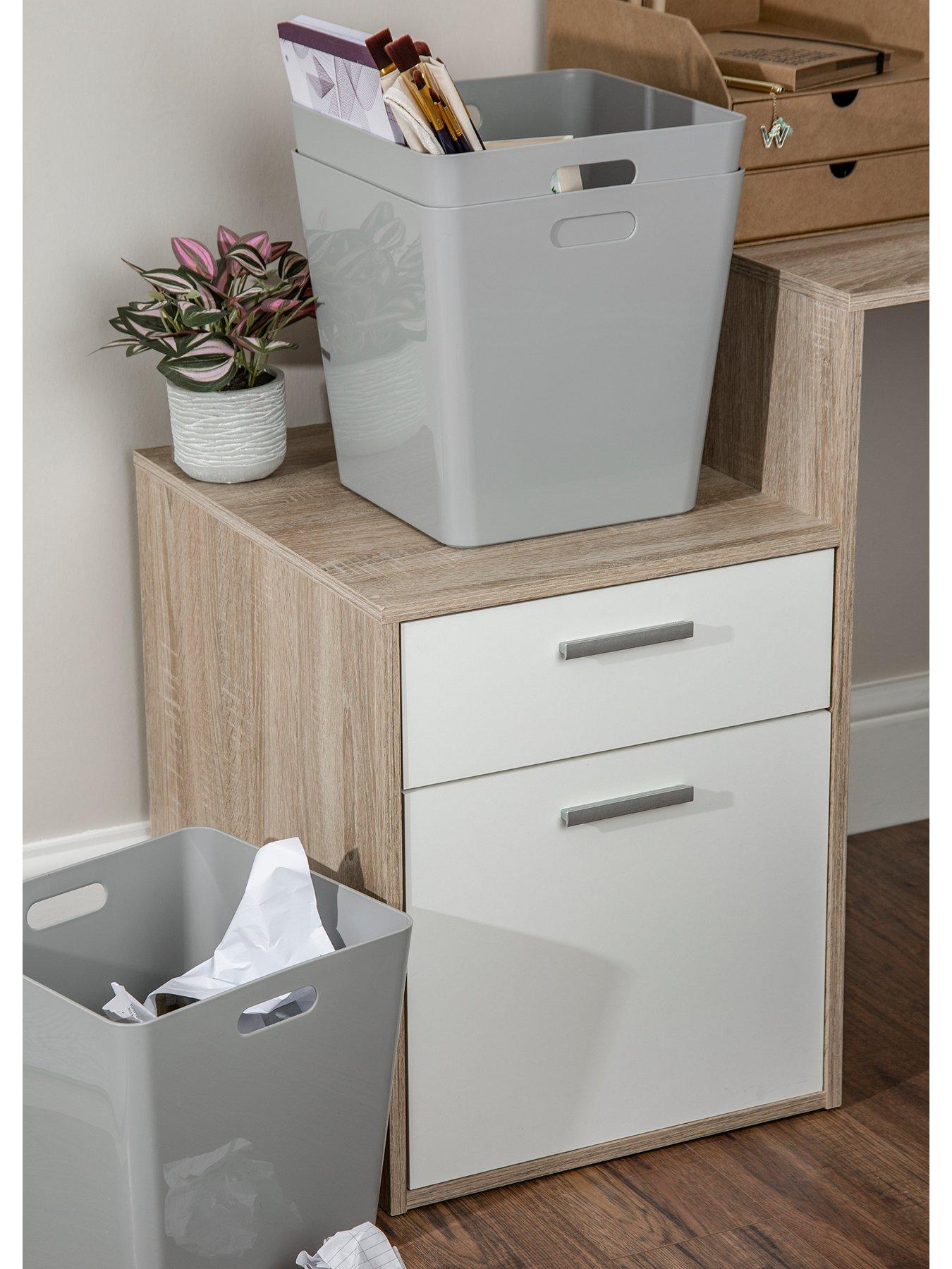 Product photograph of Wham Set Of 3 Studio Cube Storage Baskets from very.co.uk