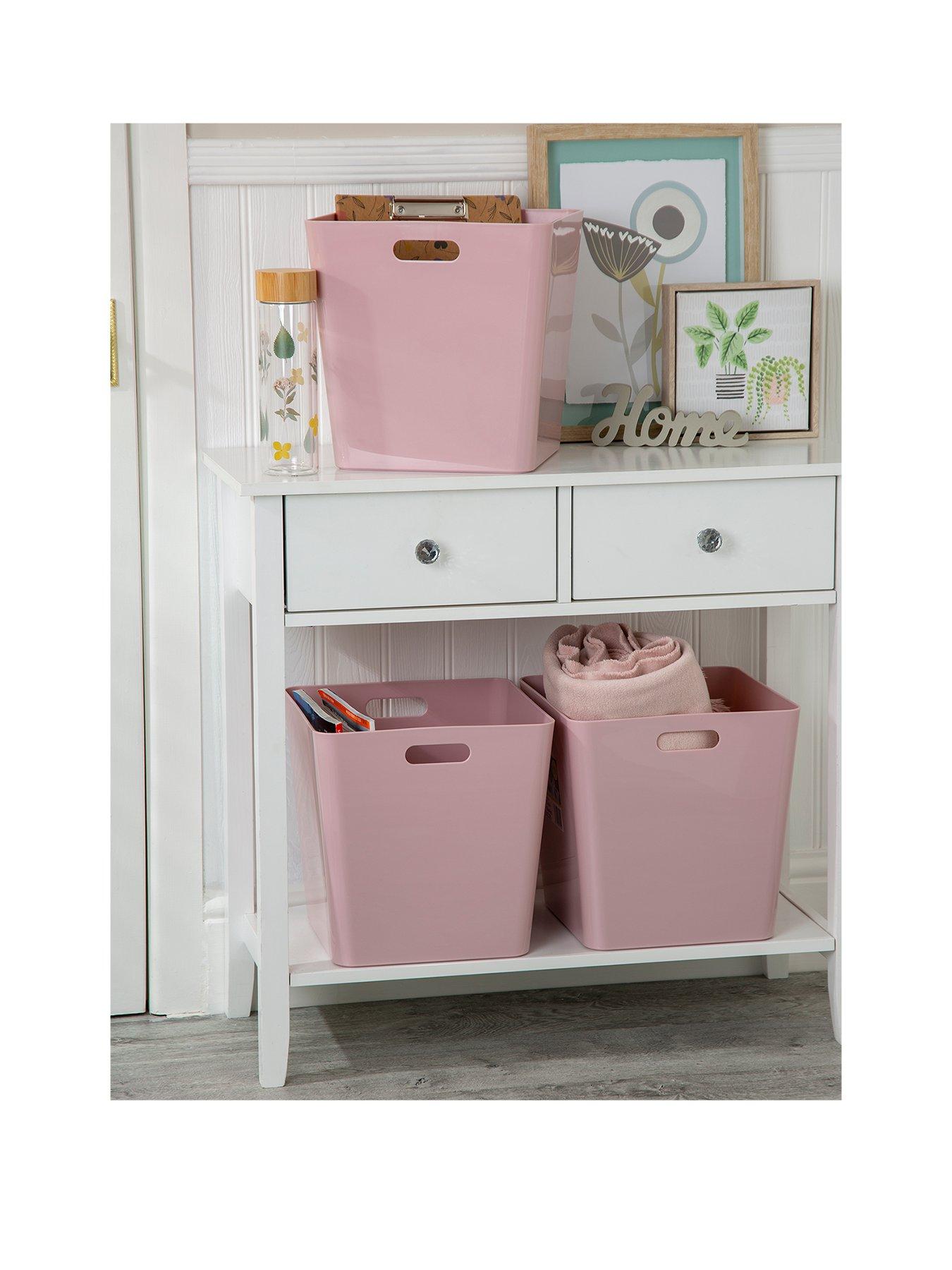 Product photograph of Wham Set Of 3 Studio Cube Storage Baskets from very.co.uk