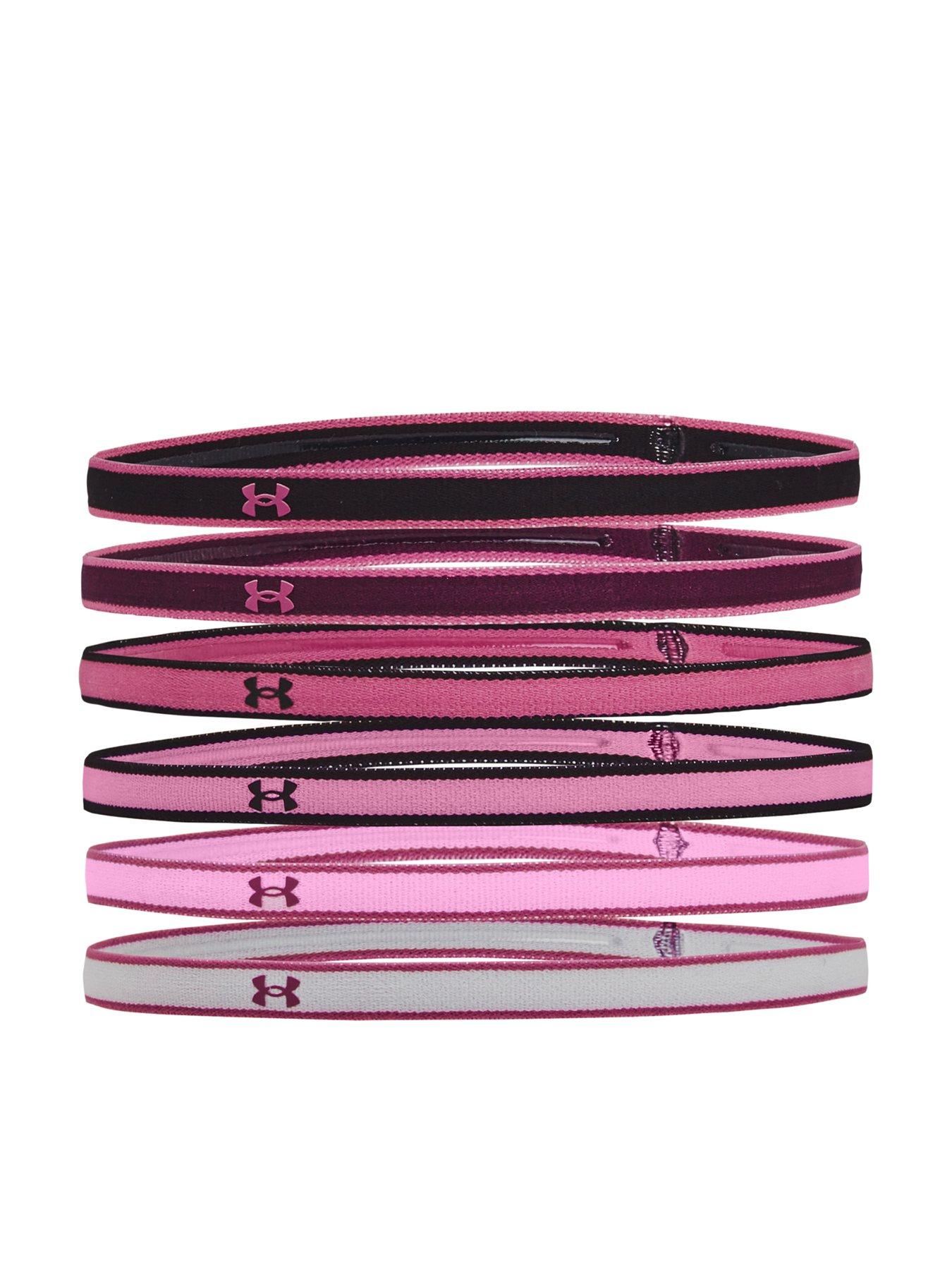  Under Armour  Women's UA Mini Headbands - 6 Pack | OSFA | Black