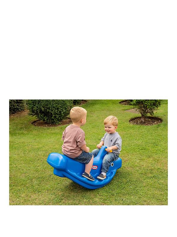 Image 3 of 6 of Little Tikes Whale Teeter Totter - Blue