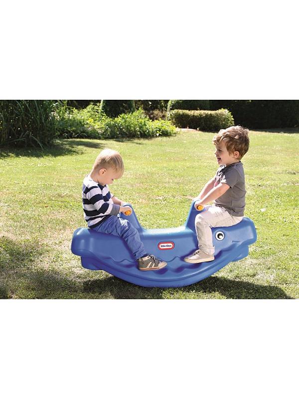 Image 4 of 6 of Little Tikes Whale Teeter Totter - Blue