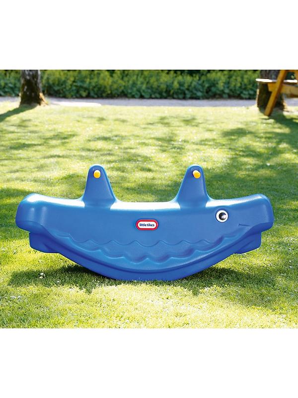 Image 5 of 6 of Little Tikes Whale Teeter Totter - Blue