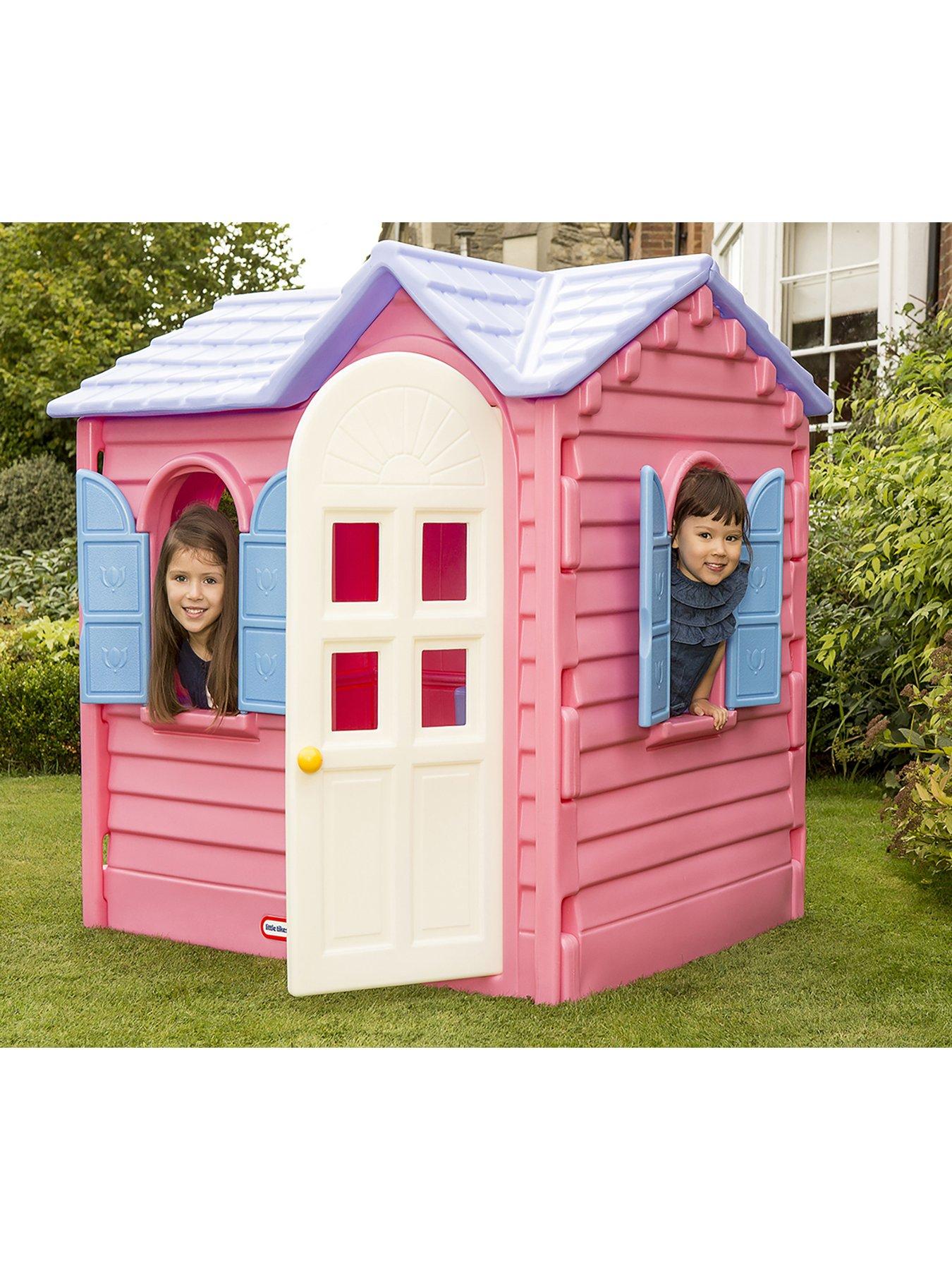 undefined Country Cottage Playhouse - Pink
