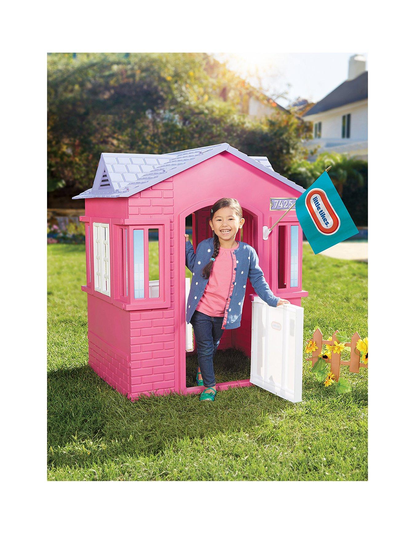 Pink plastic deals playhouse