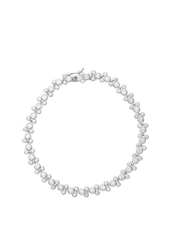 front image of disney-mickey-mouse-sterling-silver-crystal-set-bracelet