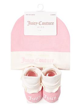 juicy-couture-baby-girl-hat-and-bootie-set-pink