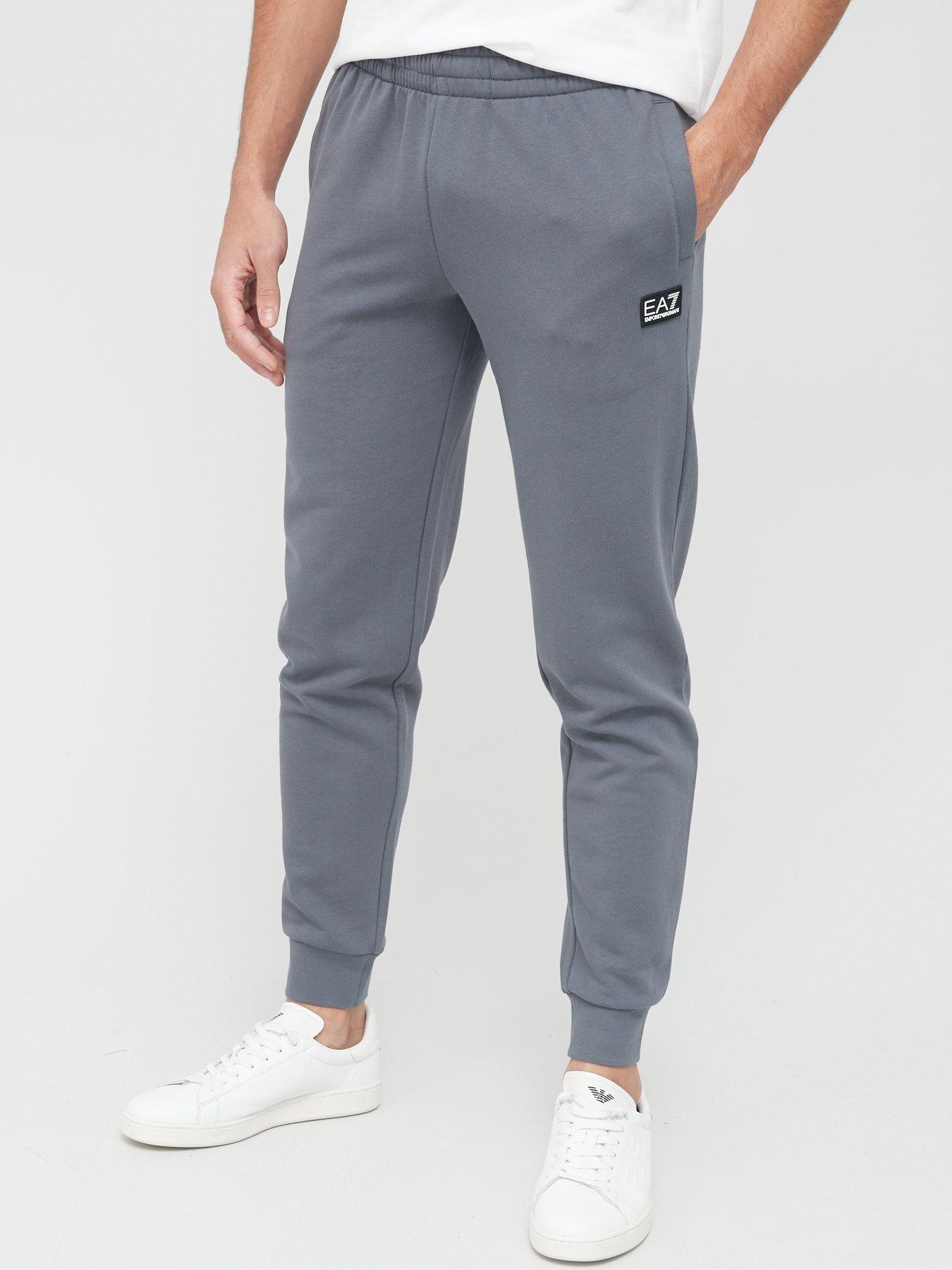 grey ea7 joggers