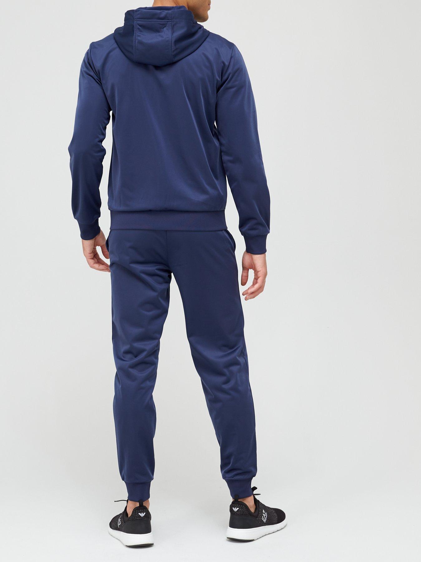 emporio armani ea7 poly hooded tracksuit