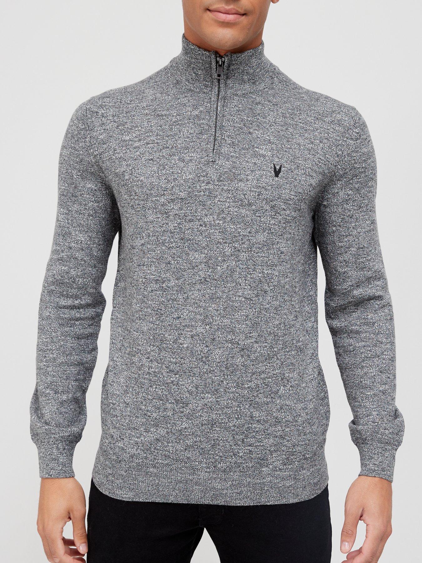 thick half zip jumper