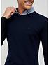 very-man-cotton-rich-mock-shirt-knit-navynbspoutfit