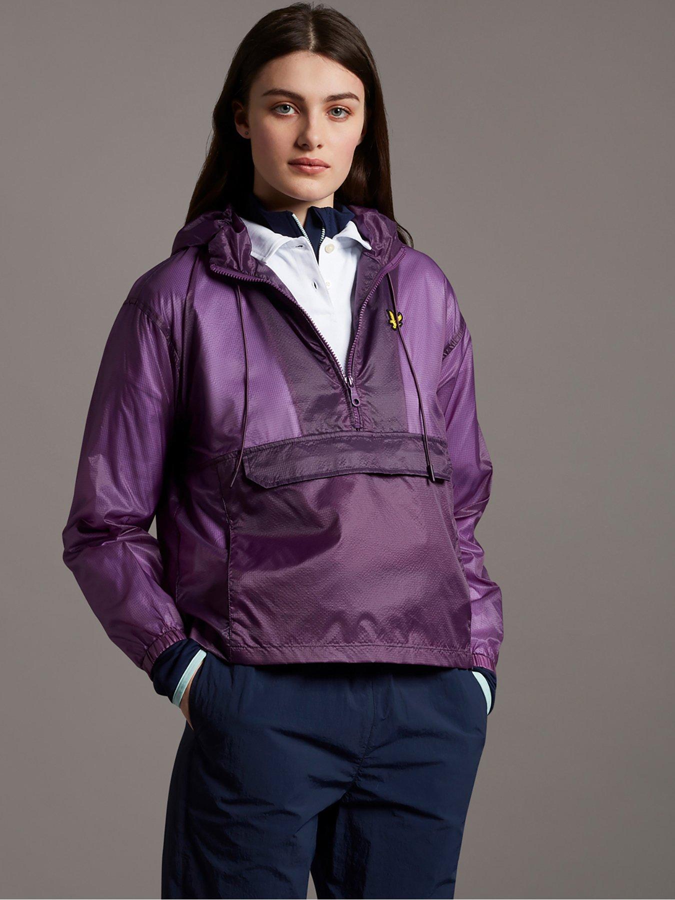 lyle and scott purple jacket